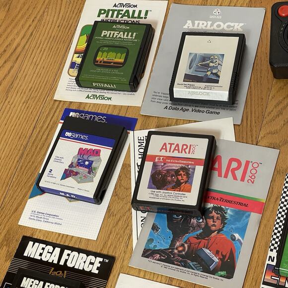 Atari 2600 Light Sixer 6 Switch Console Bundle 25 Game W/ Manuals Tested - Picture 10 of 15